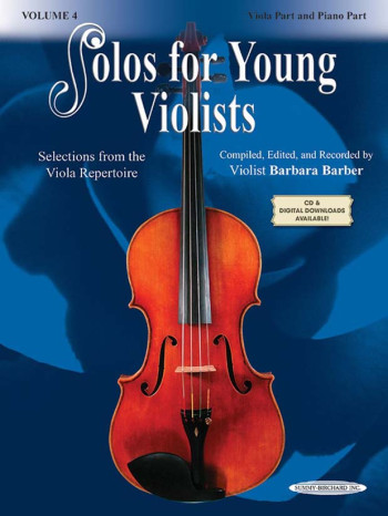 Solos For Young Violists Vol.4 Viola & Piano (barber)