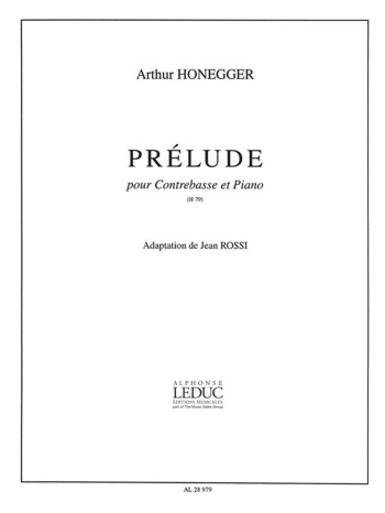 Prelude: Doubel Bass And Piano (Leduc)