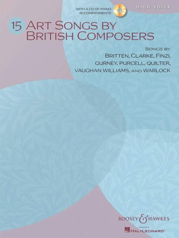 15 Art Songs By British Composers: High Voice Book & CD