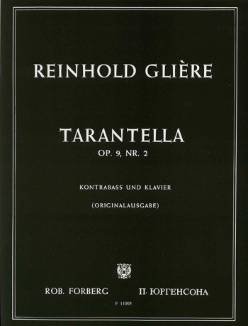 Tarentella: Double Bass And Piano