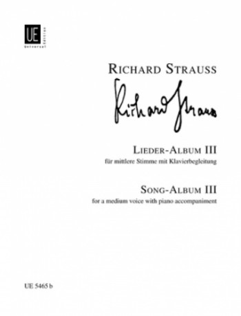 Lieder: Vo 3: Medium Voice And Piano