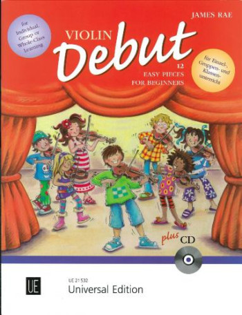 Violin Debut: 12 Easy Pieces For Beginners: Book & Cd