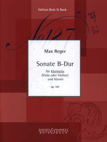 Sonata Bb Major Op.107: Clarinet & Piano(Bote & Bock)