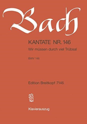 Cantata No 146: Vocal Score (Breitkopf)