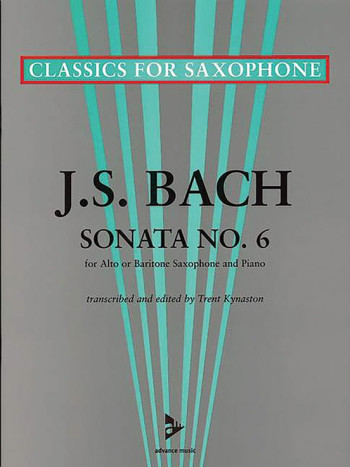Sonata No.6 A Major Alto Or Baritone Sax & Piano  (Advance)