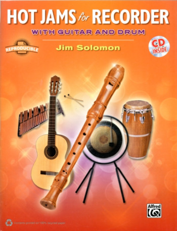 Hot Jams For Recorder: Book & Cd: Reproducible