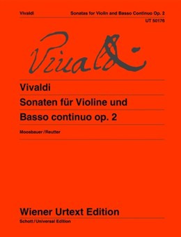 Sonatas For Violin And (Cello) Basso Continuo Op. 2  (Wiener Urtext)