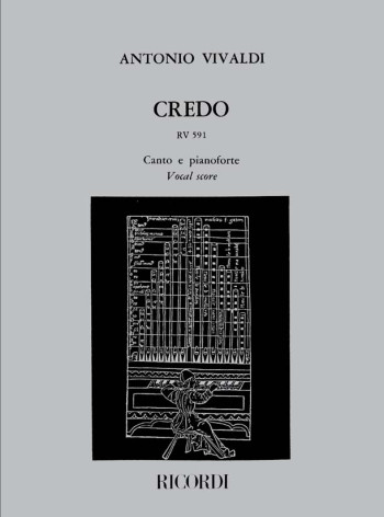 Credo Rv591 Vocal Score  (Ricordi)