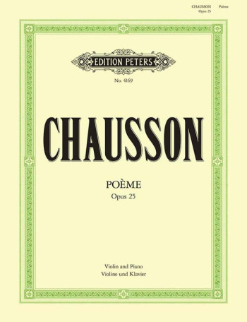 Poeme Op 25: Violin & Piano (Peters)