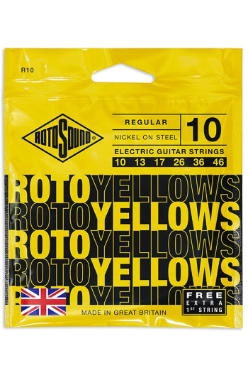 RotoSound Electric Guitar Roto Yellow 10-46