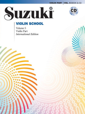 Suzuki Violin School Vol.5 Violin Part Book & Cd (International Edition)