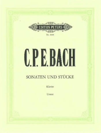 Sonatas & Pieces (Sonaten Und Stucke) Piano (Peters)