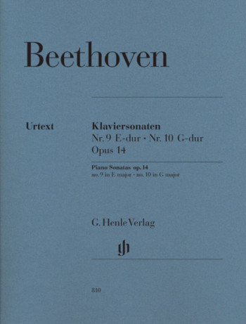 Piano Sonata No.9 E Major & No.10 G Major & Op14/2: Piano  (Henle HN810)