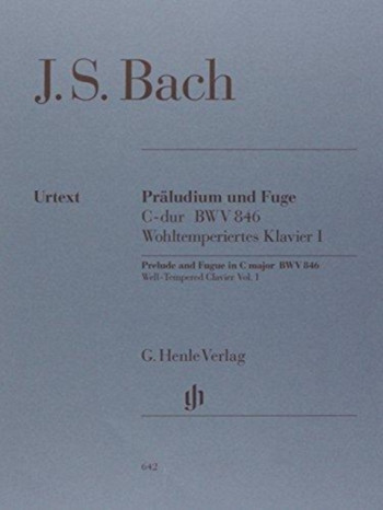 Prelude And Fugue: C BWV846 Piano (Henle HN642)