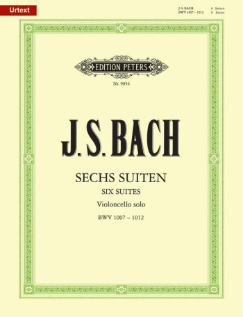 6 Cello Suites Bwv10071012: Cello Solo (Peters)