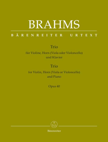 Trio Op40 Violin Horn ( Viola Or Cello) & Piano