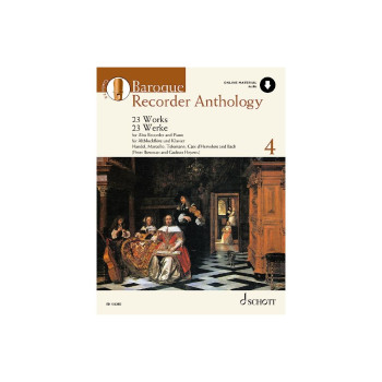 Baroque Recorder Anthology: Vol.4: 23 Works: Recorder: Book & Audio