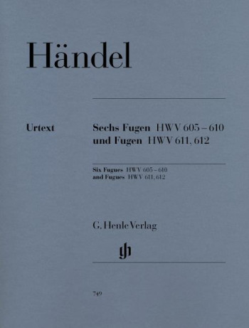 6 Fugues: HWV 605-610 And Fugues HWV 611, 612: Piano (Henle)