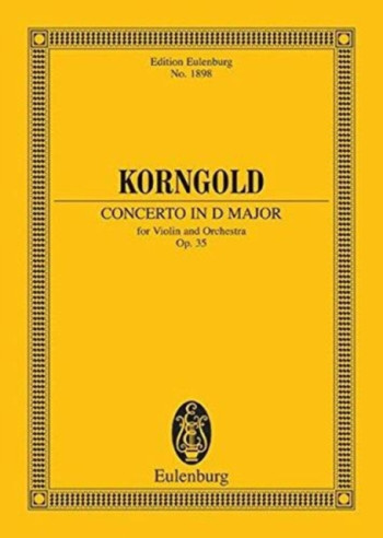 Concerto D Major Op35: Miniature Score