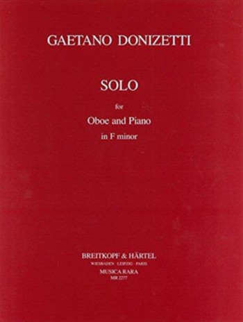 Solo In F Minor: Oboe And Piano (Musica Rara)