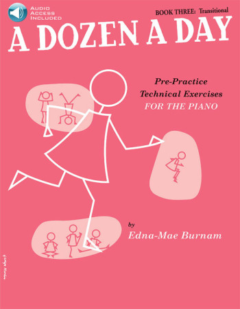 A Dozen A Day Book 3 Transitional: Piano Studies: Book And Audio