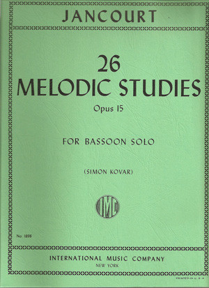26 Melodic Studies For Bassoon: OP15 (International)