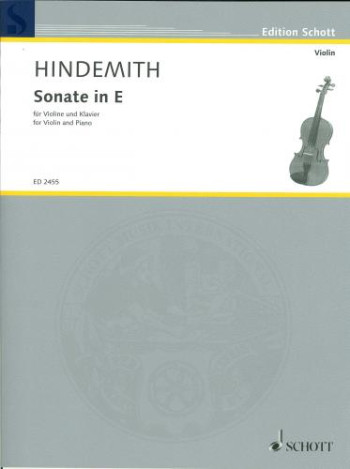 Sonata: E Major: Violin  & Piano
