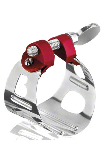 BG LD Silver Plated Duo Ligature For Alto Sax & Clarinet