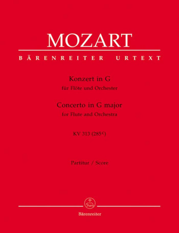 Concerto G Major K313: Score: Flute & Orchestra (Barenreiter)