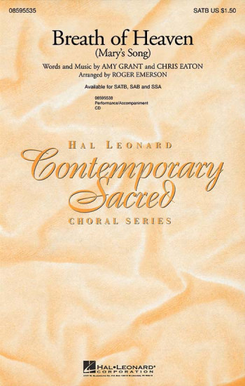 Breath Of Heaven (Marys Song): Vocal SATB