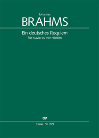 German Requiem OP.45 Ein Deutsches Requiem: Piano 4 Hands Or Piano (2)