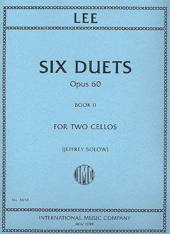 Lee: 6 Duets Op60: Book 2: Two Cellos (IMC)