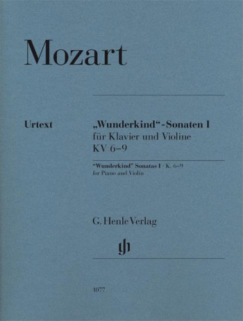Sonatas Vol.1: Wunderkind: KV6-9: Violin & Piano (Henle)