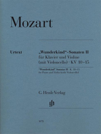 Sonatas Vol.2: Wunderkind: KV10-15: Violin & Piano (Henle)