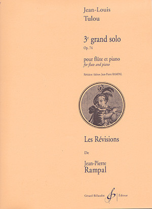 Grand Solo No.3 Op.74: Flute & Piano (Billaudot)