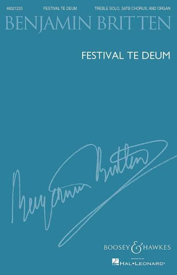 Festival Te Deum: Op32: SATB & Piano