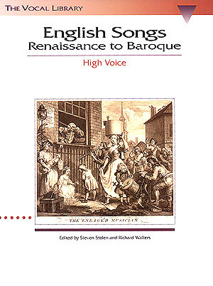 English Songs Renaissance To Baroque - High Voice