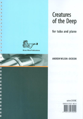 Creatures Of The Deep: Tuba Bass Clef & Piano  (Brasswind)