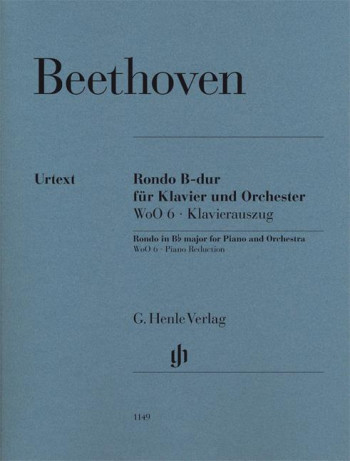 Rondo In Bb Major: B Flat Major WoO6 Piano Reduction For 2 Pianos  (Henle HN1149)