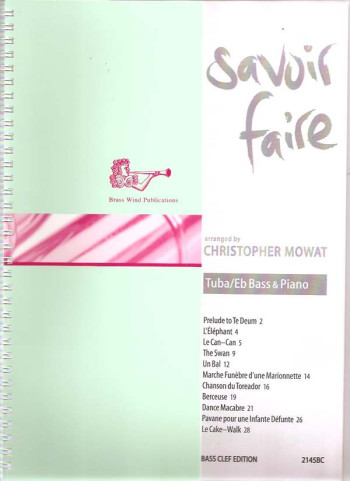 Savoir Faire: Tuba/Eb Bass & Piano Bass Clef
