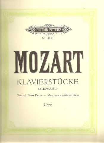 Selected Piano Pieces: Piano (Peters)