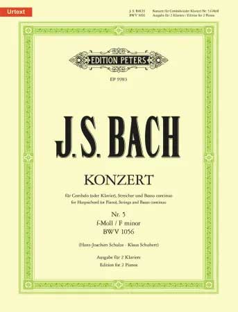 Concerto F Minor BWV1056: Piano Duet (Peters)