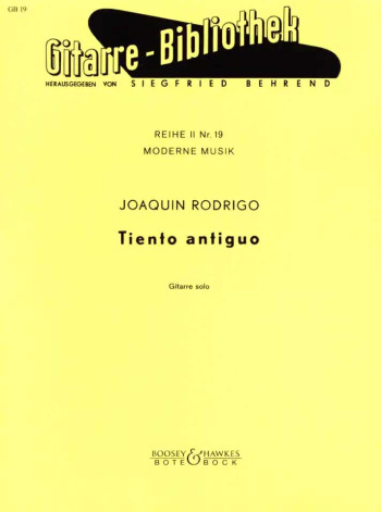 Tiento Antigua: Guitar (Bote & Bock)