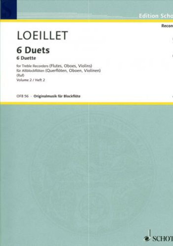 Six Duets: Vol 2: Treble Recorder