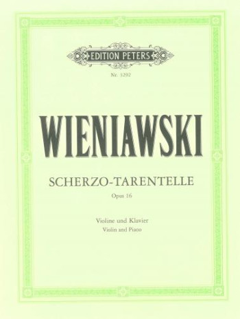 Scherzo Tarantelle: Op.16: Violin & Piano (Peters)