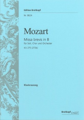 Missa Brevis In Bb Major Kv275: Vocal: Satb ( Breitkopf )