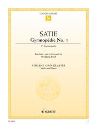 Gymnopedie No 1: Violin & Piano (Schott)