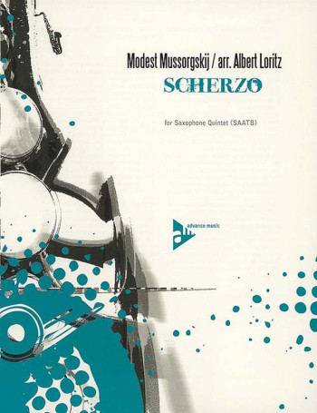 Scherzo Saxophone Quintet (SAATB) Score & Parts