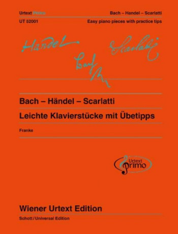 Easy Piano Pieces With Practising Tips - Bach /Handel/Scarlatti Urtext Primo