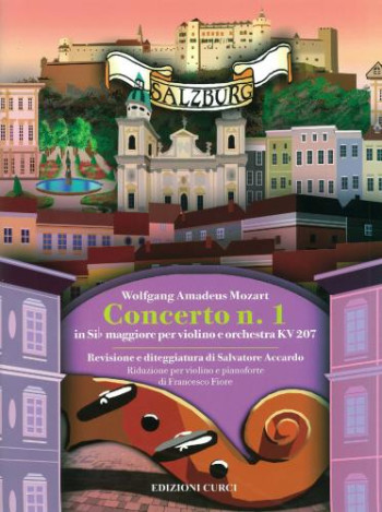 Concerto No.1 Bb Major K207: Violin & Piano (Curci)